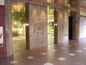 Elevator Doors at the Hilton Garden Inn