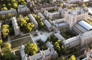 Aerial View of Yale Campus